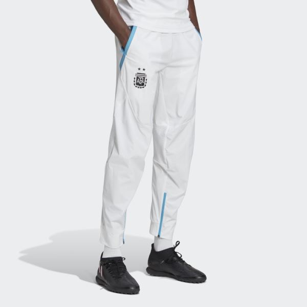 Argentina Game Day Travel Pants Adidas White