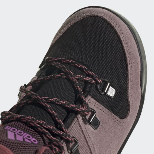 Maroon Adidas TERREX Climawarm Snowpitch Winter Shoes