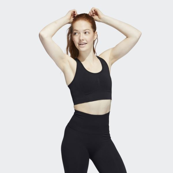 Adidas Black FORMOTION Sculpt Medium-Support Bra