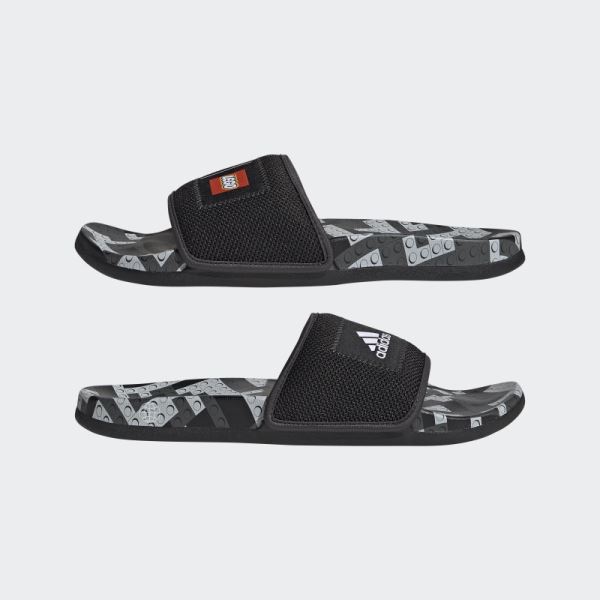 Adidas Adilette Comfort x LEGO Slides Black