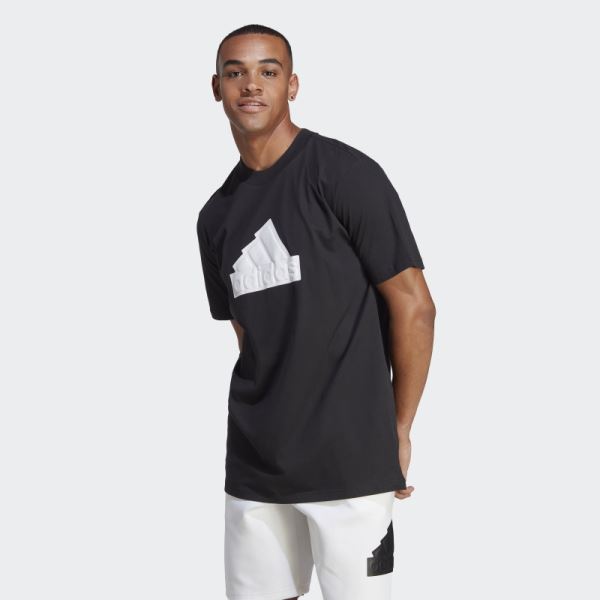 Adidas Black Future Icons Badge of Sport Tee