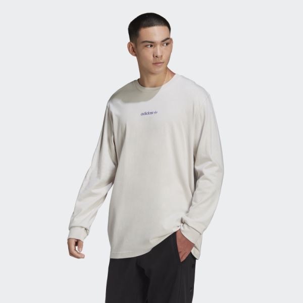 Long-Sleeve Top Graphic Long-Sleeve Top Aluminium Adidas