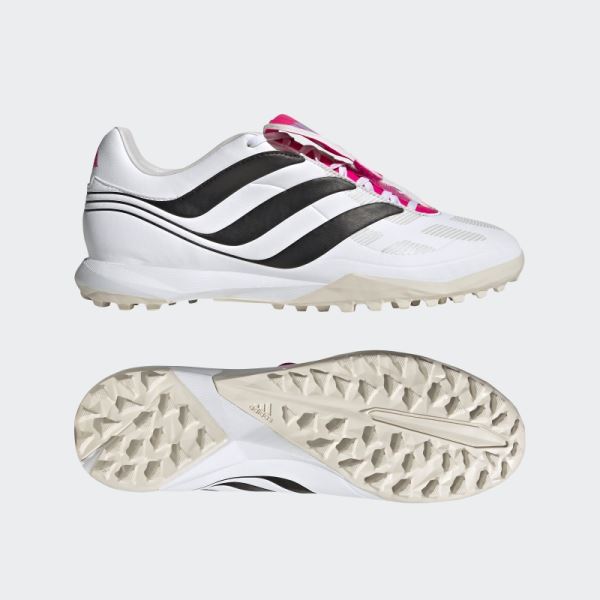 White Adidas Predator Precision.3 Turf Soccer Shoes