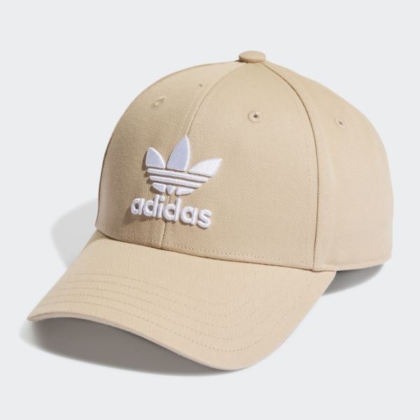 TREFOIL BASEBALL CAP Beige Adidas