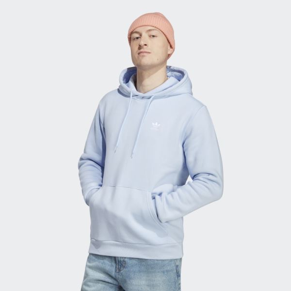 Trefoil Essentials Hoodie Adidas Blue Dawn