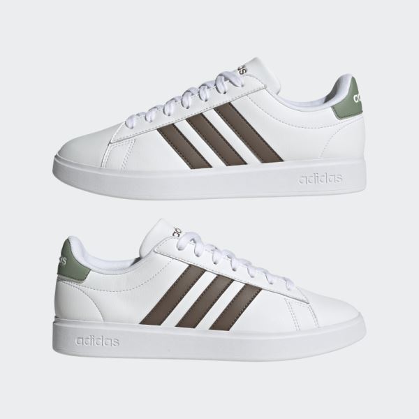 Adidas Grand Court Cloudfoam Comfort Shoes Earth