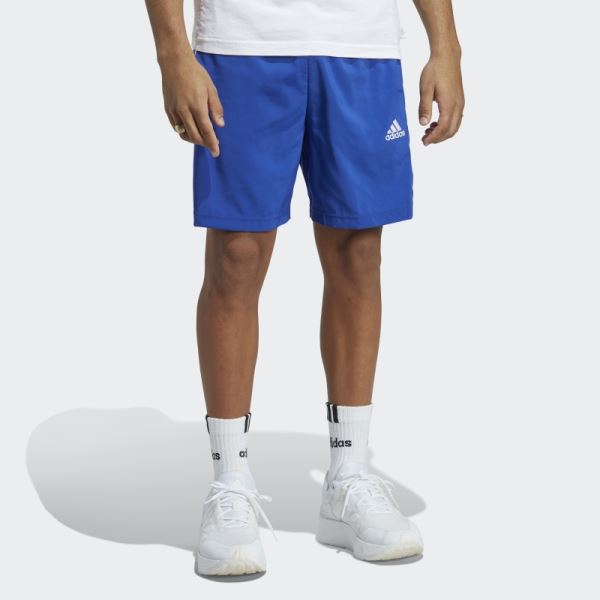 Adidas Blue AEROREADY Essentials Chelsea 3-Stripes Shorts