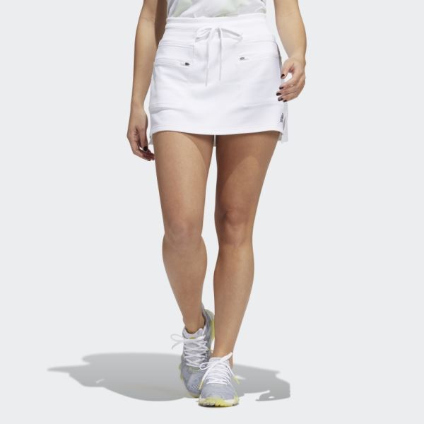 Warp Knit Golf Skort White Adidas