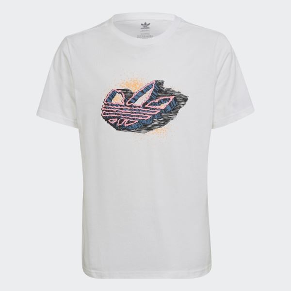 Hot White Graphic T-Shirt Adidas