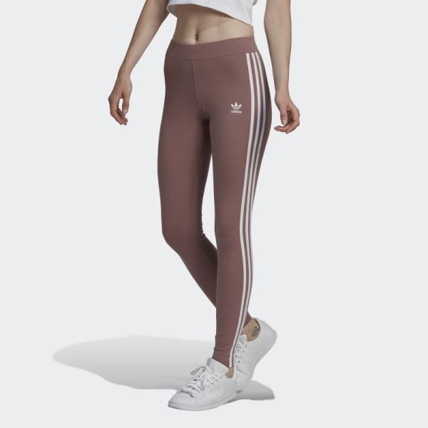 Adidas Adicolor Classics 3-Stripes Tights Purple