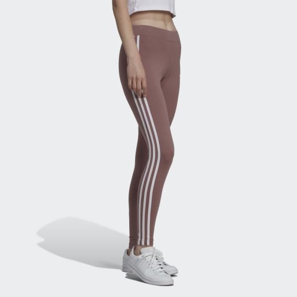 Adidas Adicolor Classics 3-Stripes Tights Purple