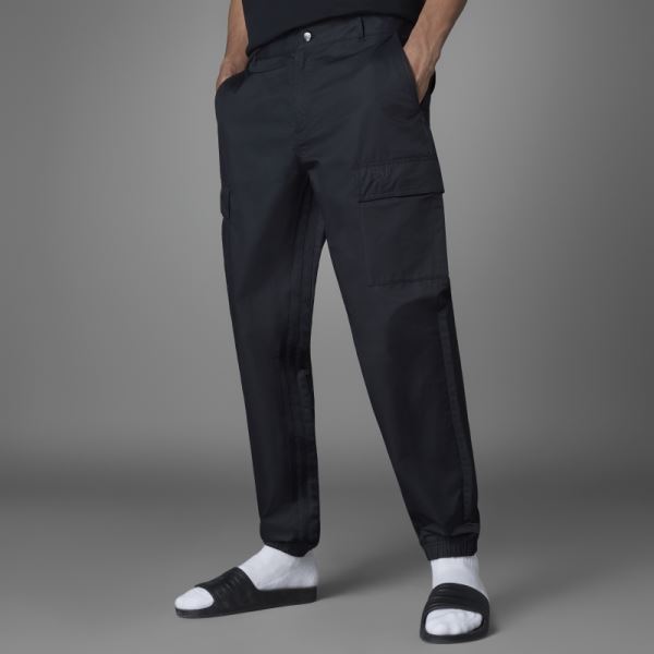 Adidas Blue Version Essentials Cargo Pants Black