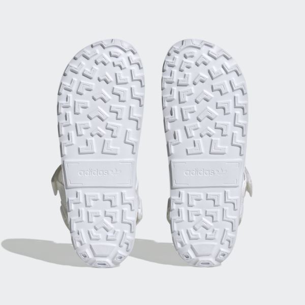 Adidas White Adilette Adventure Sandals