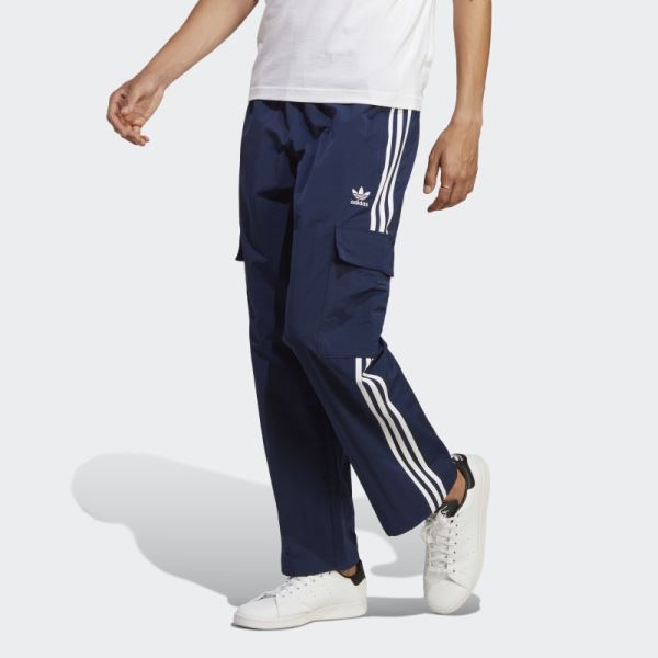 Night Indigo Adicolor Classics 3-Stripes Cargo Pants Adidas