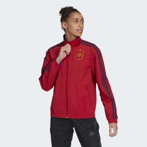 Spain Anthem Jacket Red Adidas