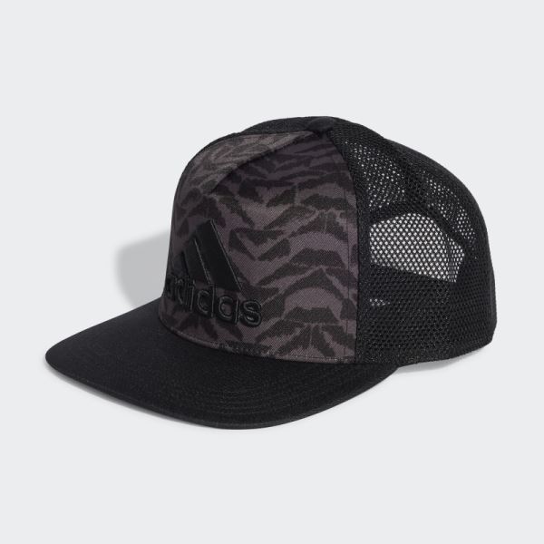 Snapback Trucker Hat Black Adidas