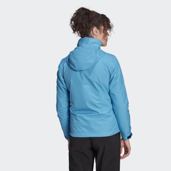 Adidas App Sky Rush Terrex Multi RAIN.RDY Primegreen Two-Layer Rain Jacket