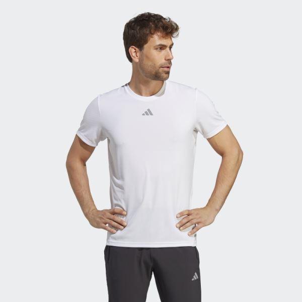 Adidas White X-City Cooler T-Shirt