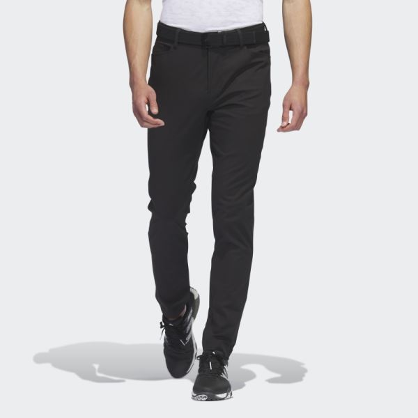 Go-To 5-Pocket Golf Trousers Black Adidas