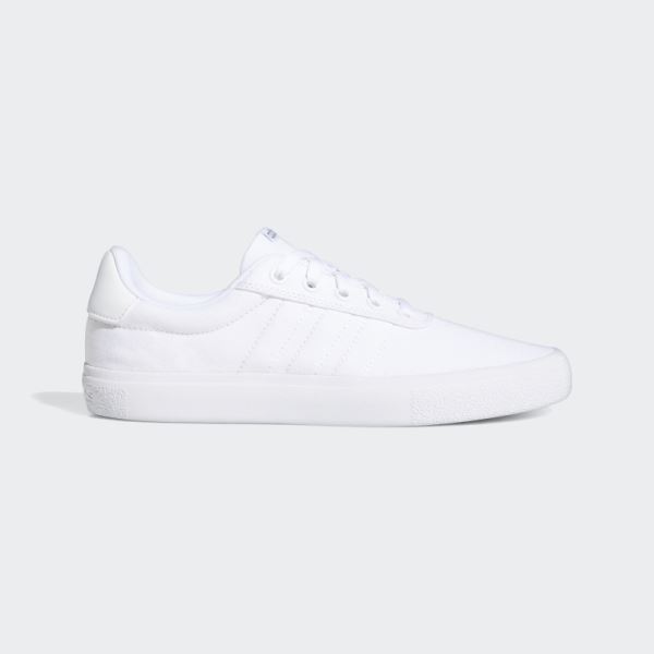 White Vulc Raid3r Skateboarding Shoes Adidas