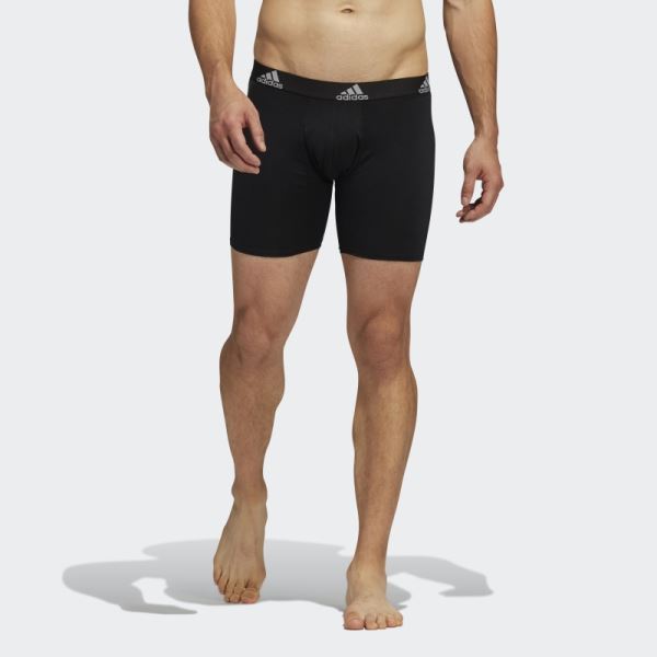 Performance Boxer Briefs 3 Pairs Adidas Black