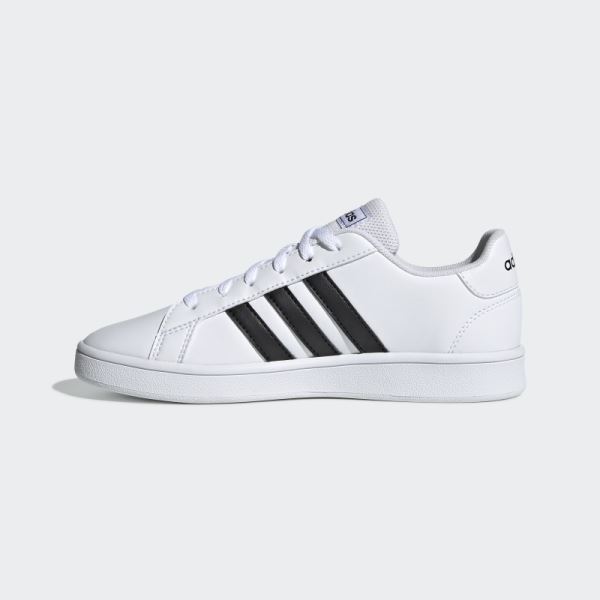 White Adidas Grand Court Shoes