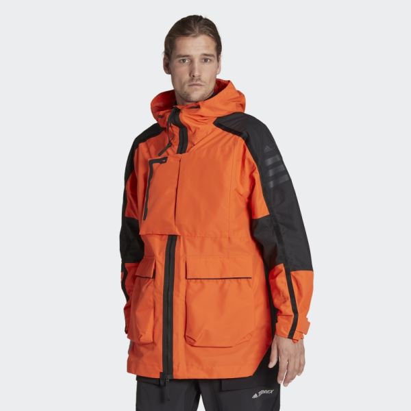 TERREX XPLORIC RAIN.RDY CITY JACKET Adidas Orange