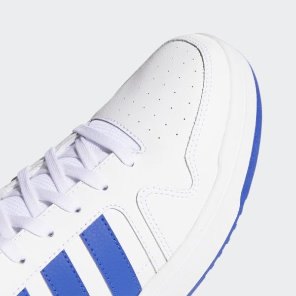 Adidas White Postmove Mid Shoes