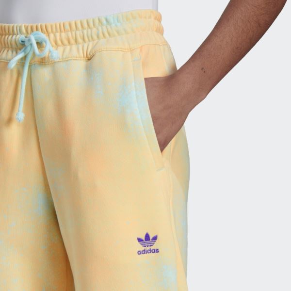 Blue Allover Print Cuffed Joggers Adidas