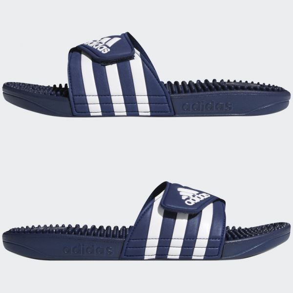 Adidas Dark Blue Adissage Slides