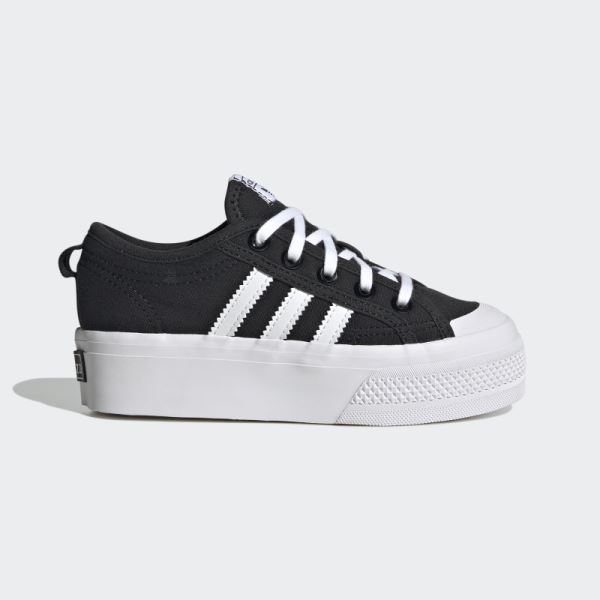 Fashion Adidas Nizza Platform Shoes White