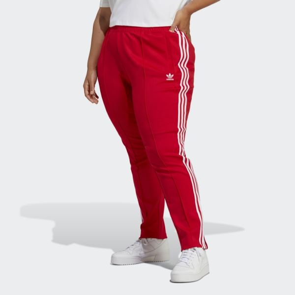 Adidas Adicolor SST Track Pants (Plus Size) Scarlet