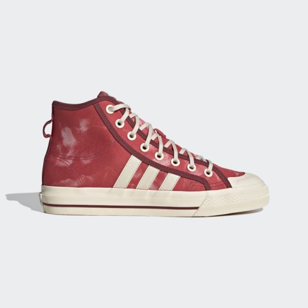 Adidas Nizza Hi RF Shoes Red