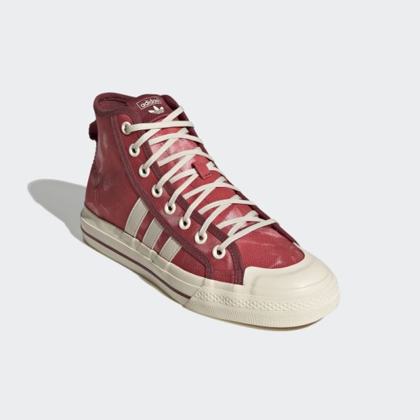 Adidas Nizza Hi RF Shoes Red