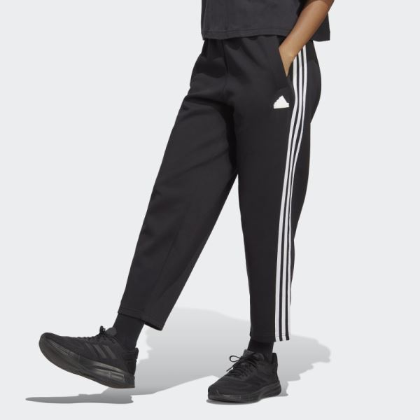 Black Future Icons 3-Stripes Pants Adidas