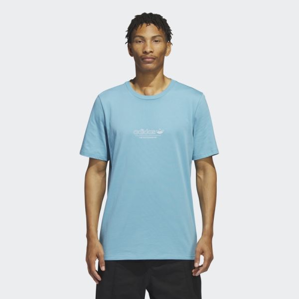 Adidas 4.0 Strike Through T-Shirt Blue