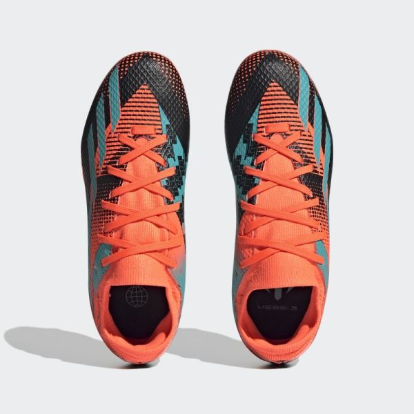 Adidas Orange X Speedportal Messi.3 Firm Ground Cleats