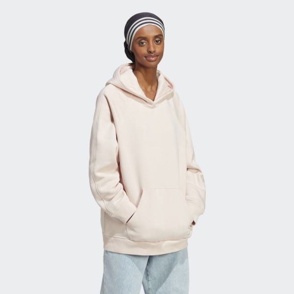 Adidas ALL SZN Fleece Boyfriend Hoodie Quartz