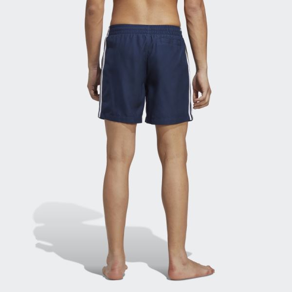 Adidas Night Indigo Originals Adicolor 3-Stripes Swim Shorts