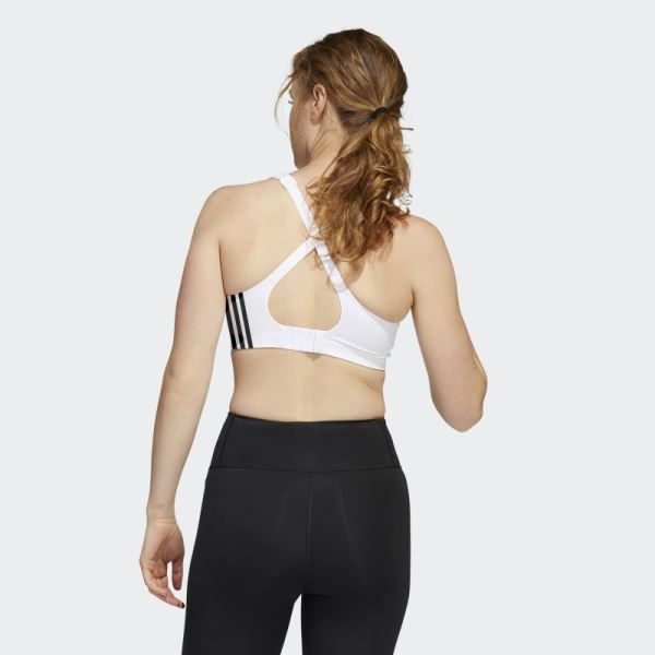 Adidas TLRD Impact Training High-Support Bra Hot White