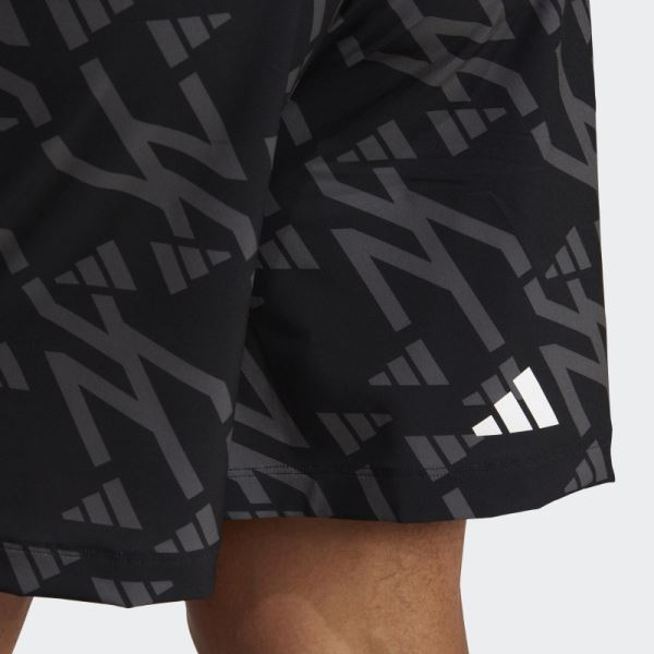 Adidas Train Icons 3-Stripes Training Shorts Grey Fashion