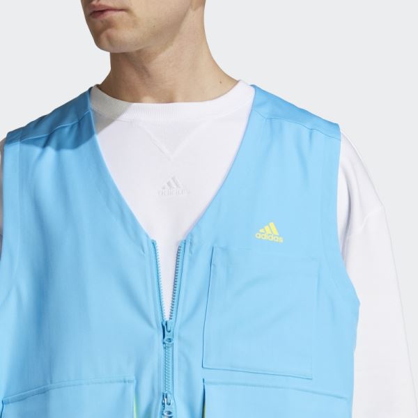 Adidas Kidcore Utility Vest Sky Rush