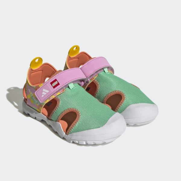 Terrex x LEGO Captain Toey Sandals Adidas Green Glow