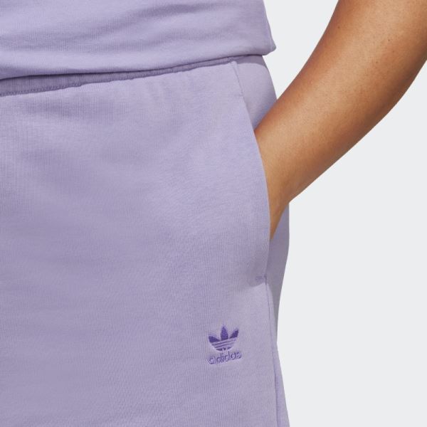 Adicolor Essentials French Terry Shorts (Plus Size) Adidas Lilac