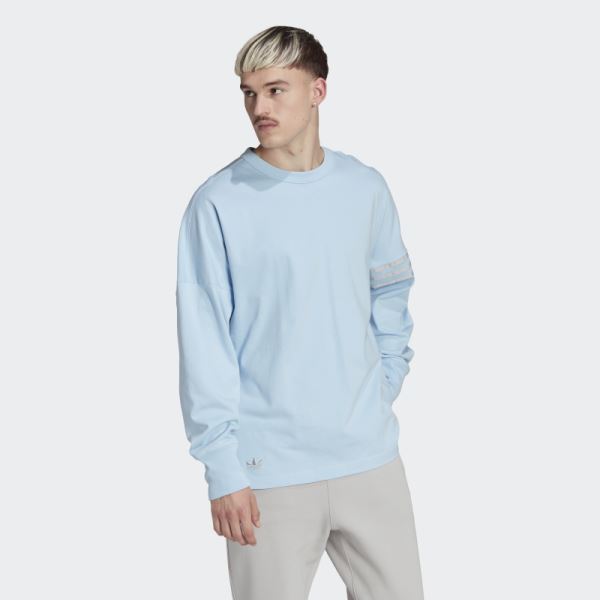 Sky Adidas Adicolor Neuclassics Long Sleeve Tee