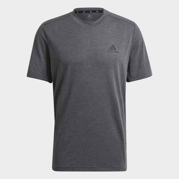 AEROREADY Designed to Move Feelready Sport Tee Dark Grey Heather Adidas