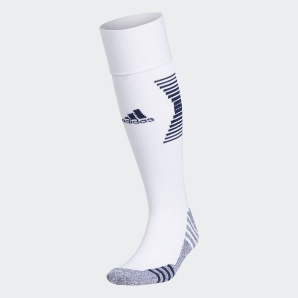 Fashion Adidas White Team Speed OTC Soccer Socks