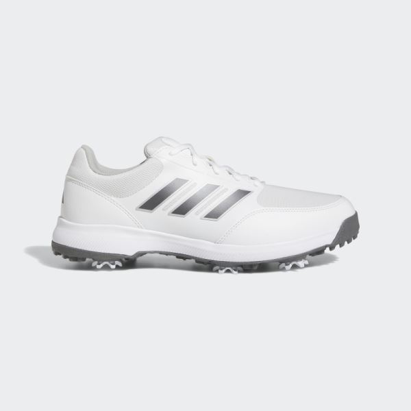 White Tech Response 3.0 Wide Golf Shoes Adidas