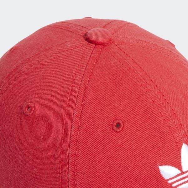 Adidas Relaxed Strap-Back Hat Red