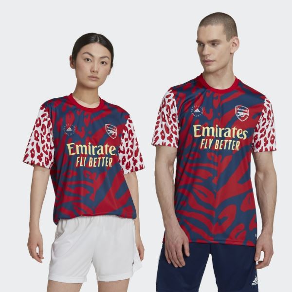 Scarlet Hot Arsenal FC x Adidas by Stella McCartney Pre-Match Jersey